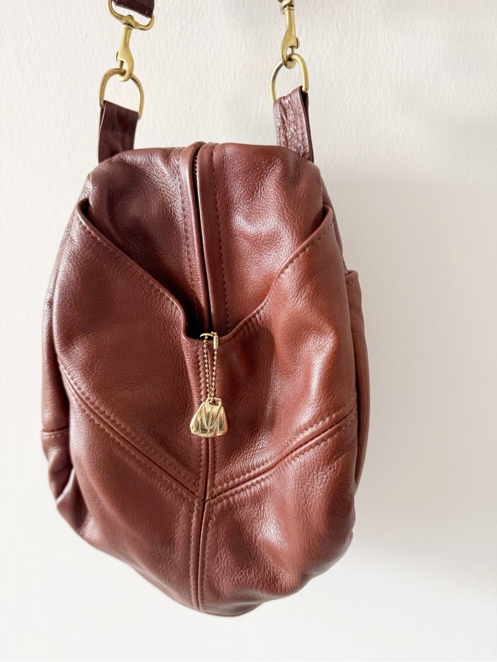 Victoria Leather Brown Leather Shoulder Bag/Purse - Picture 2 of 6